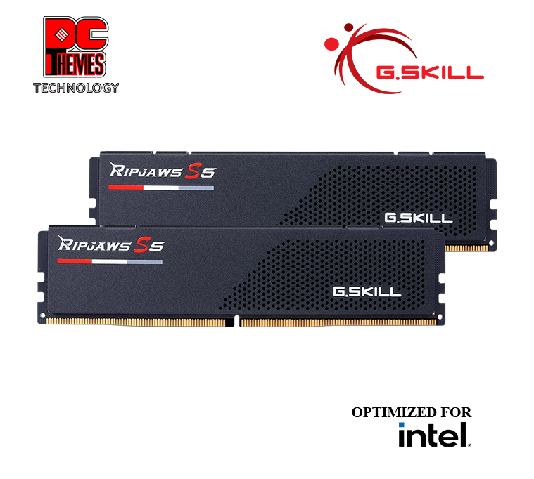 G.SKILL RipJaws S5 5600MHz 32GB Kit CL36 Desktop Memory Black - [Intel]